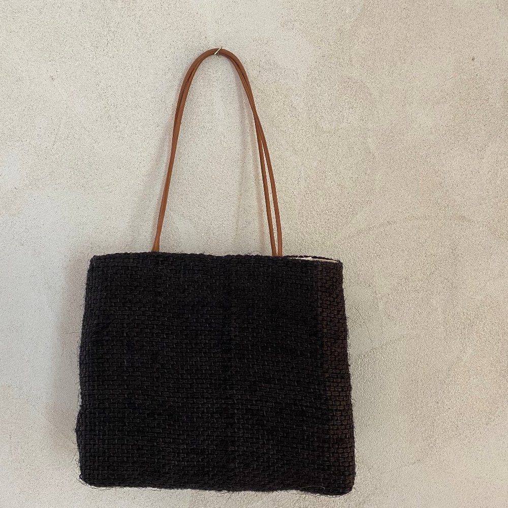 Mexican Woven Handbag black